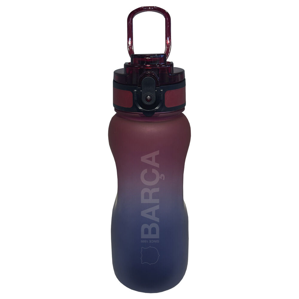 Botella deportiva FC Barcelona de 650 ml en burdeos y azul marino