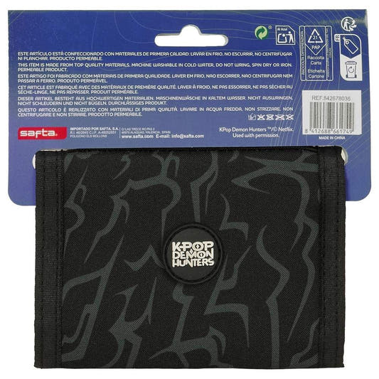 Cartera negra Saja Boys de KPop Demon Hunters - 2