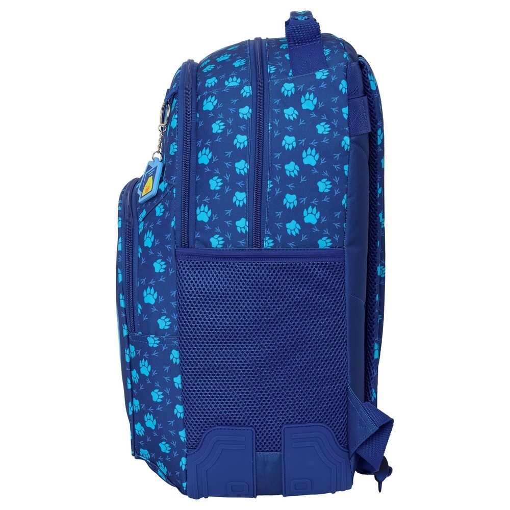 Mochila azul Derpy de Kpop Demon Hunters con estampado de huellas - 3