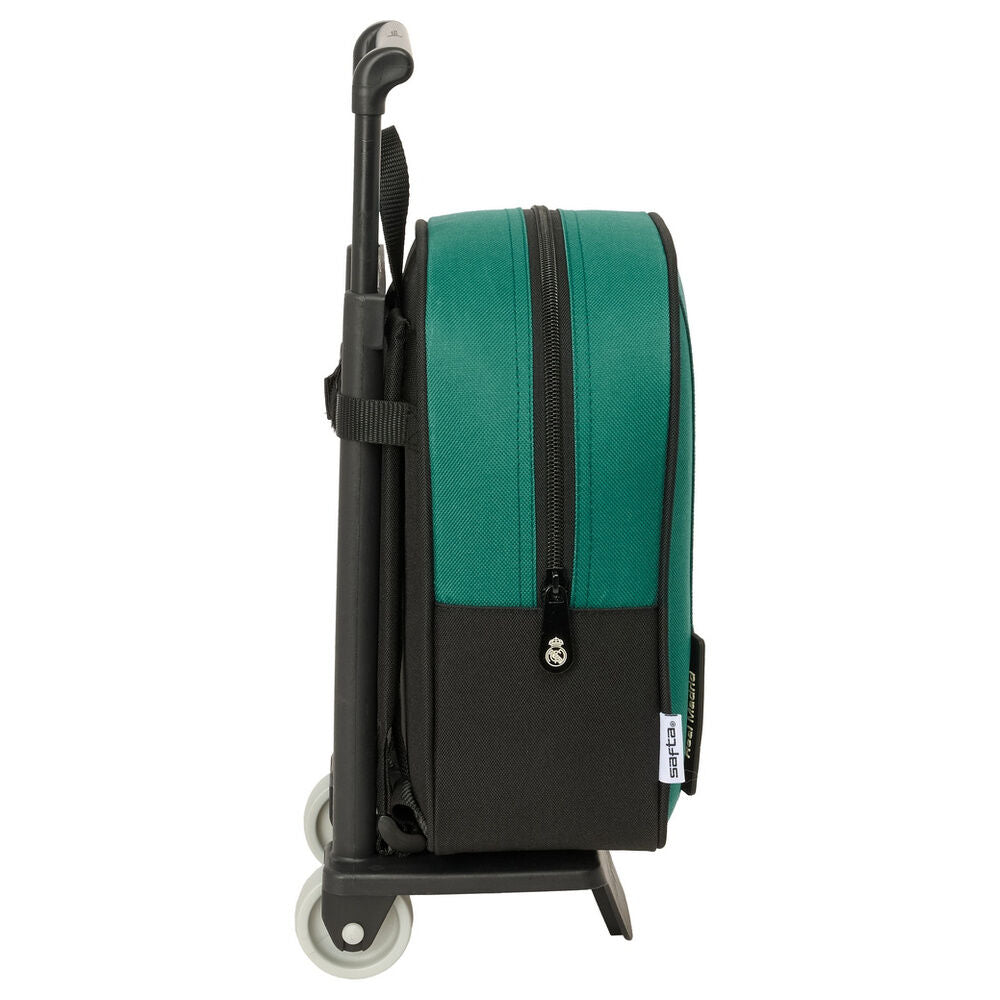 Trolley Real Madrid SAFTA verde y negro de 27 cm - 3