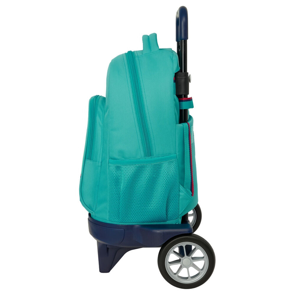 Trolley mochila SAFTA F.C. Barcelona turquesa de 45 cm - 3