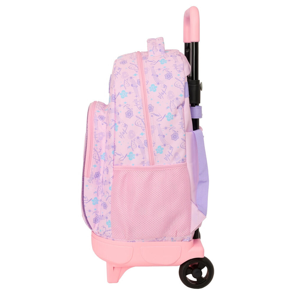 Trolley rosa Chibi de Kpop Demon Hunters SAFTA con mochila extraíble - 3