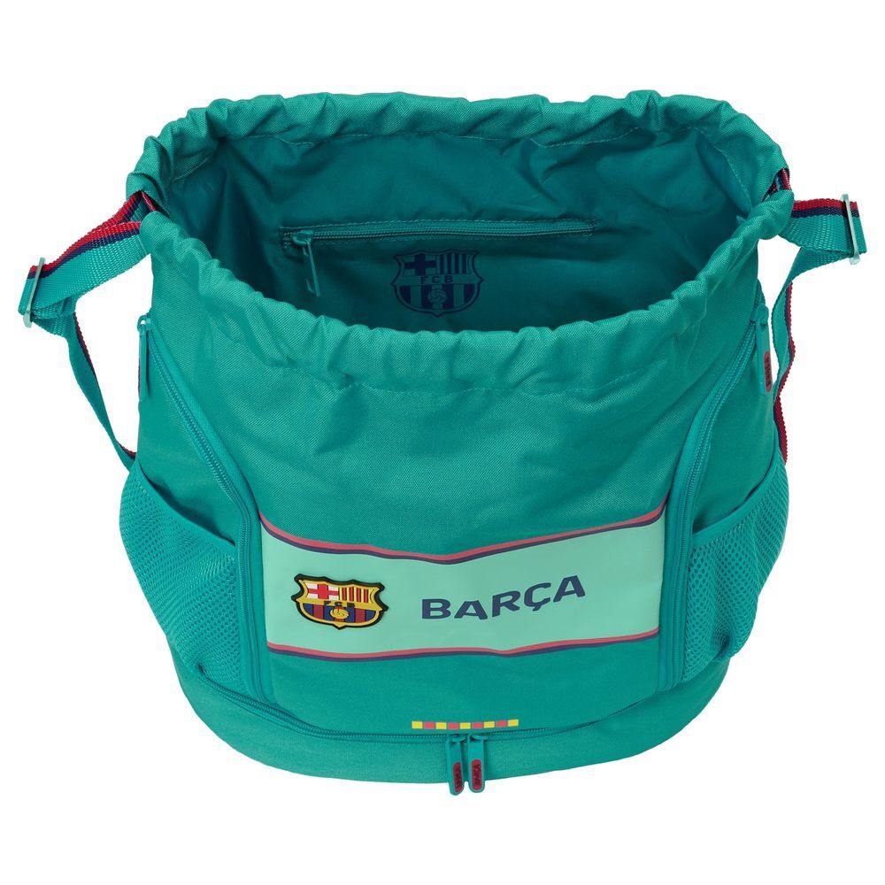 Saco F.C. Barcelona SAFTA azul turquesa con bolsillos laterales - 4