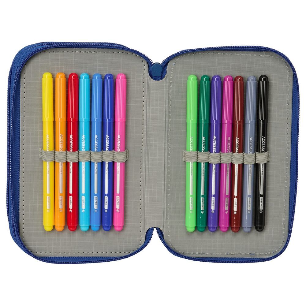 Plumier triple azul SAFTA de Derpy KPop Demon Hunters - 6