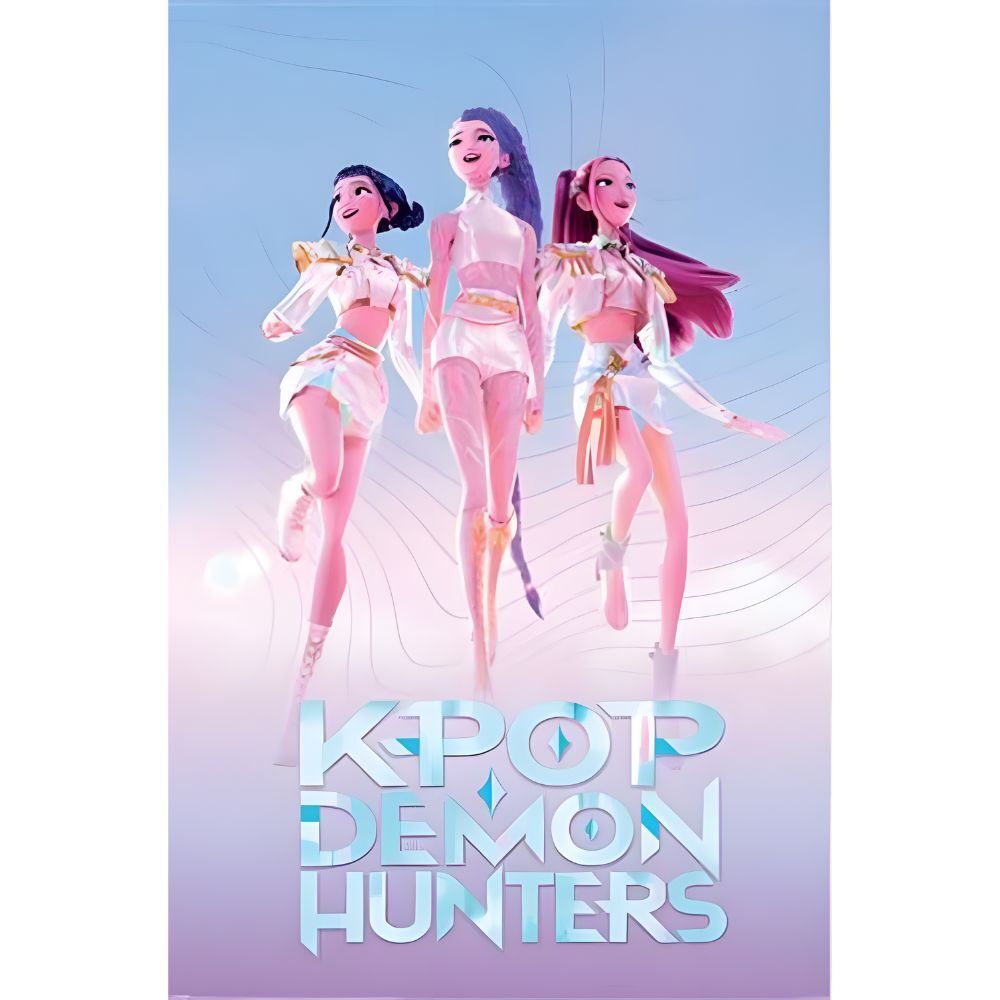 Póster vertical de Huntrix de KPop Demon Hunters