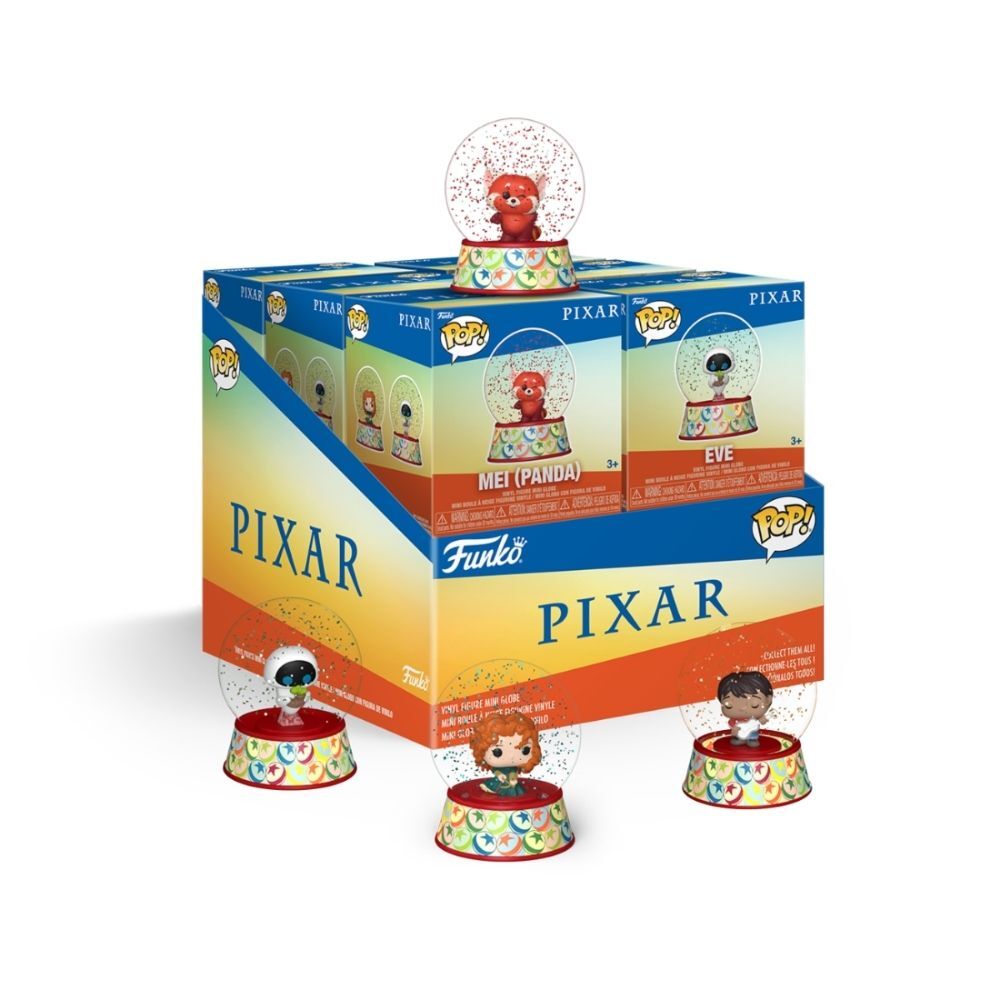 Figuras Funko Mystery Mini Disney Pixar con diseño de bola de nieve