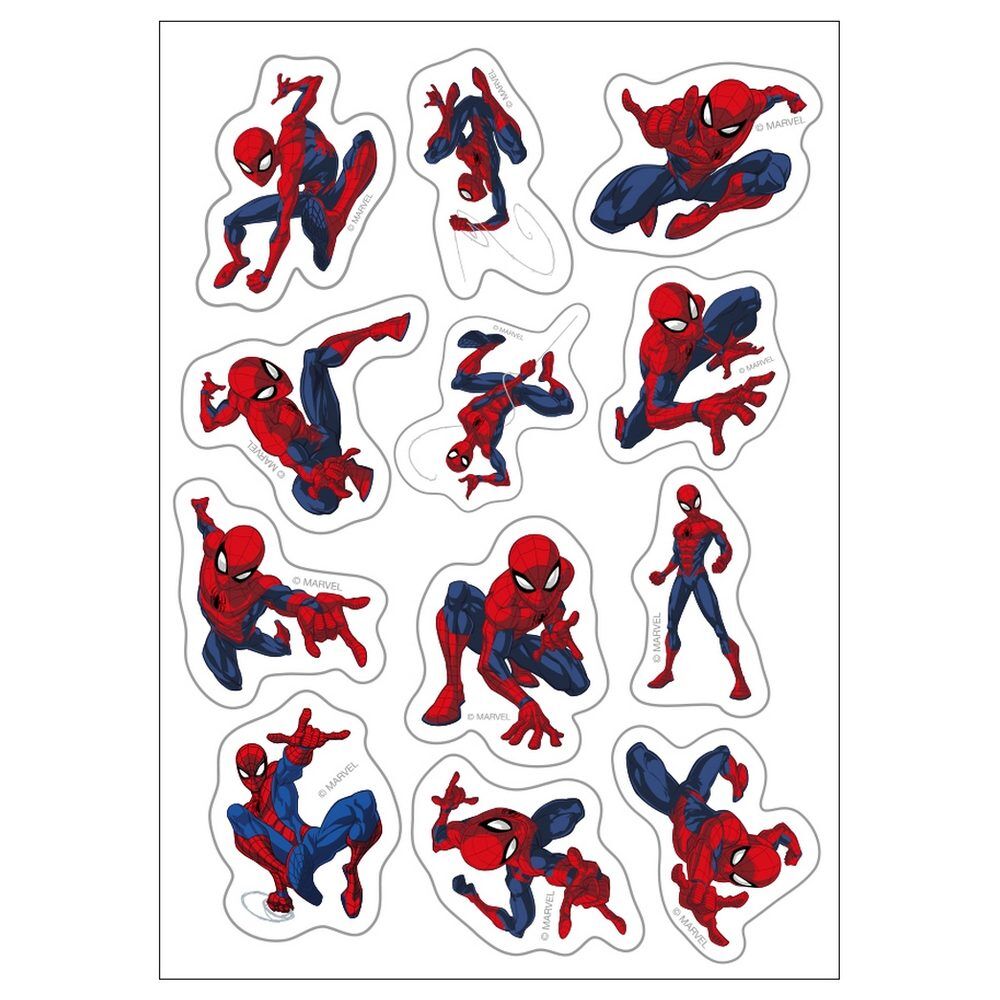 Set de pegatinas Spider-Man Marvel con diseños del superhéroe - 2