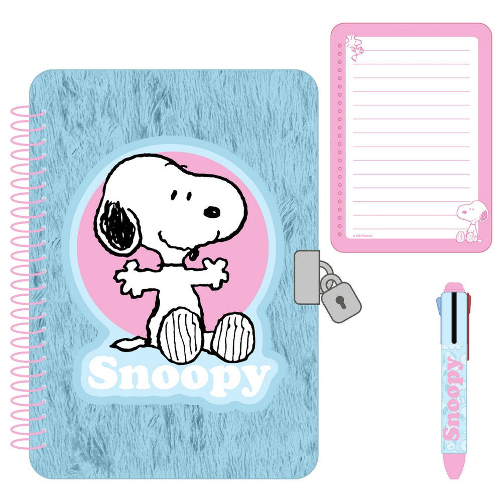 Diario Snoopy SAFTA con candado y bolígrafo - 2