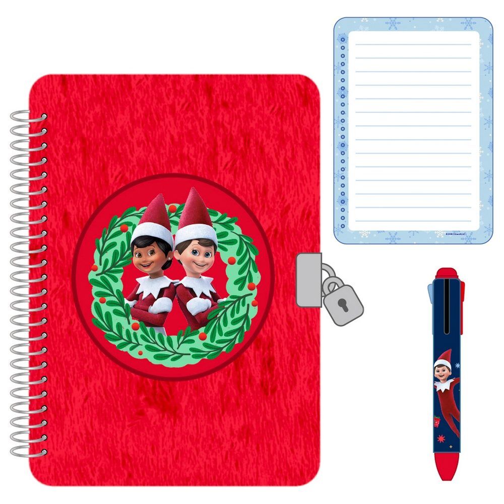 Diario Elf On the Shelf con candado y bolígrafo - 2