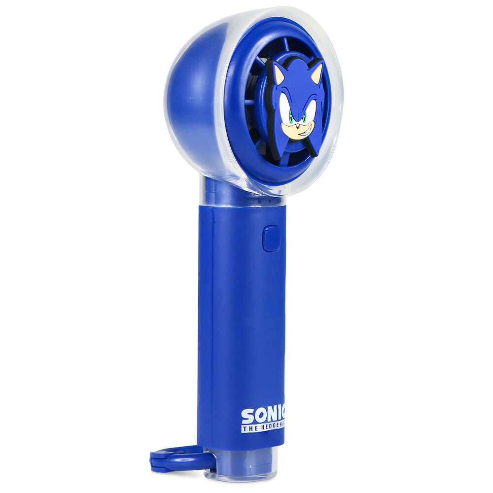 Mini ventilador de mano azul Sonic The Hedgehog recargable - 11