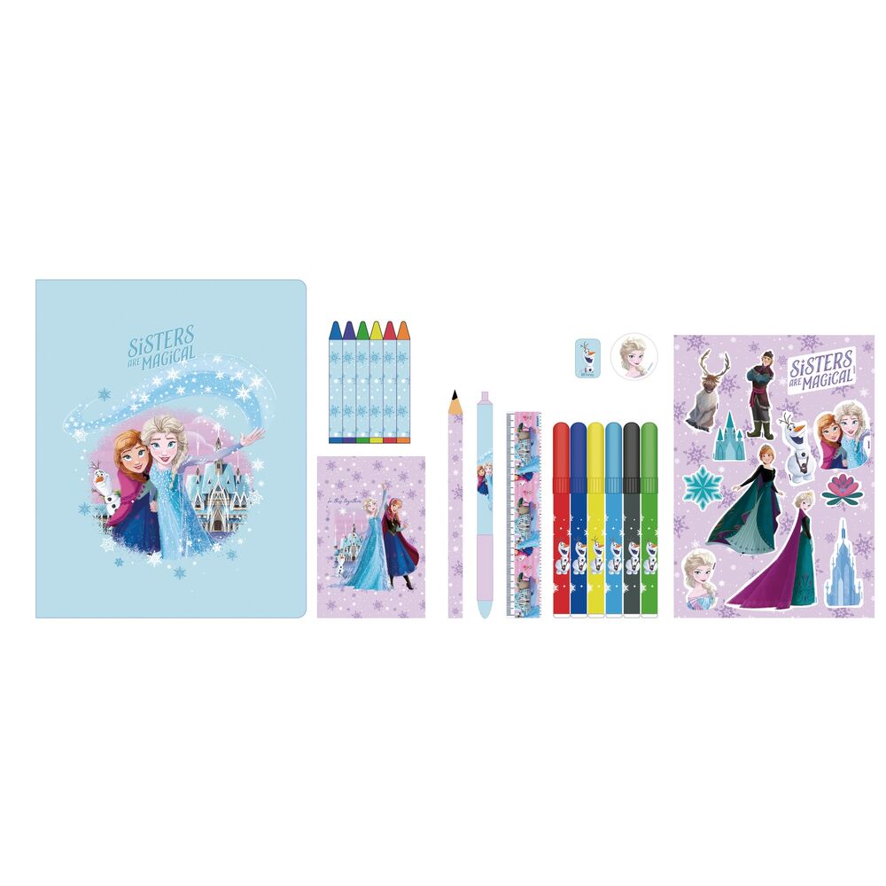 Set de actividades Frozen Disney de 31 piezas SAFTA