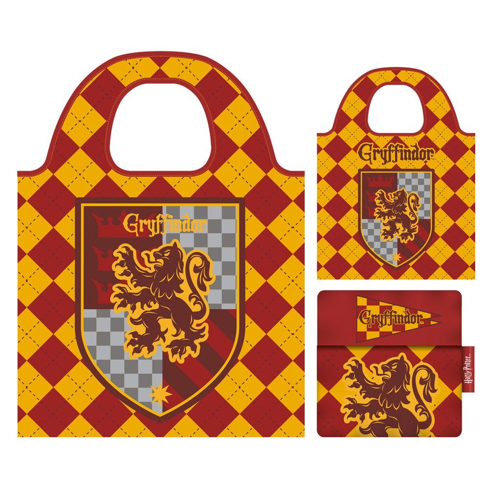Bolsa de tela plegable Harry Potter con diseño de Gryffindor