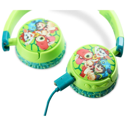 Auriculares infantiles verdes de Paw Patrol con conexión Bluetooth - 5