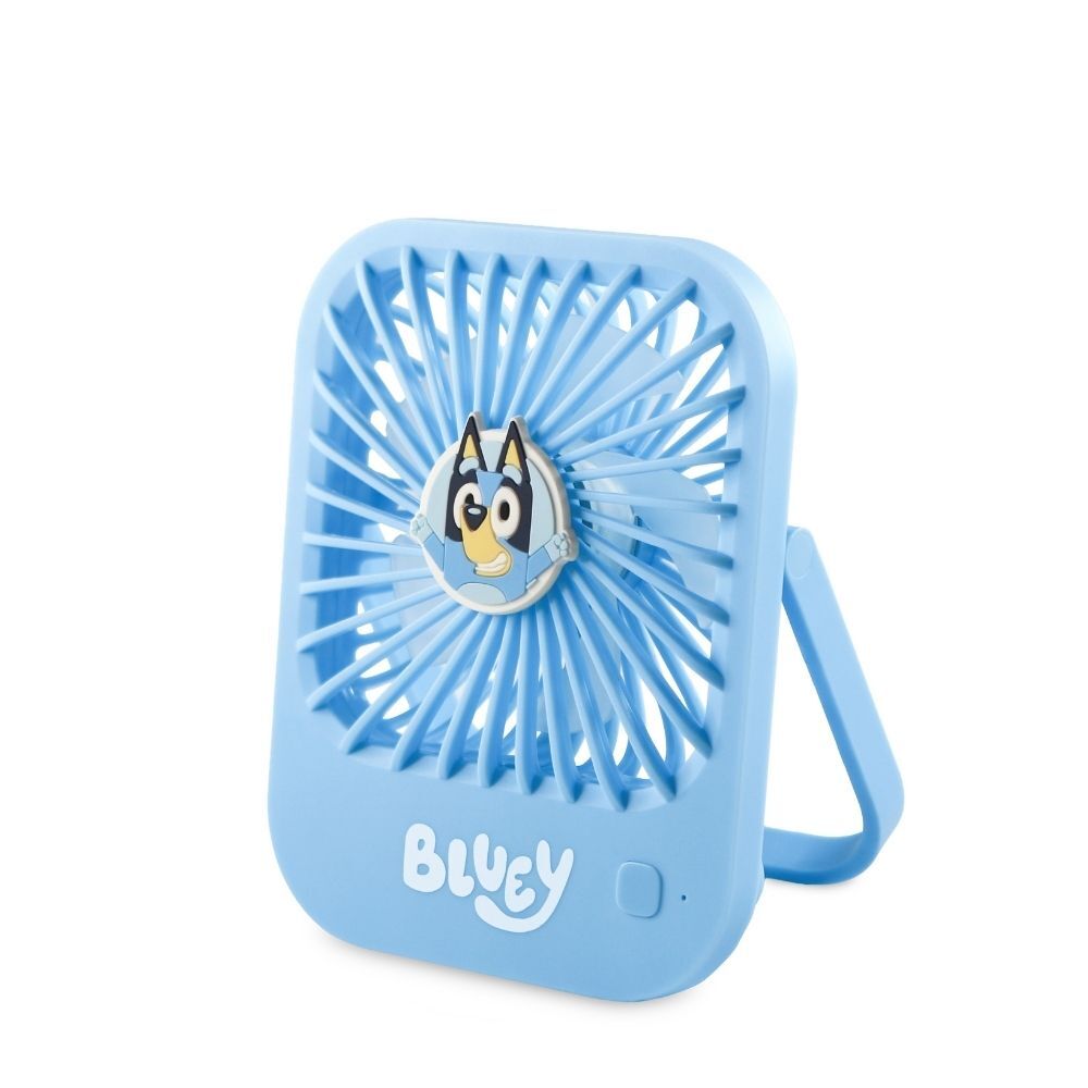 Ventilador de escritorio Bluey azul claro con cable USB y embalaje - 7