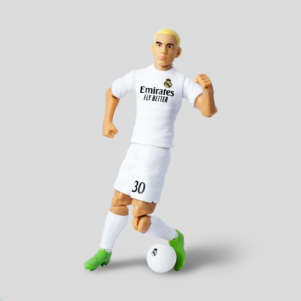 Figura articulada de Mastantuono con uniforme blanco del Real Madrid - 4