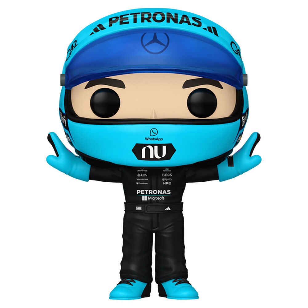 Figura Funko POP! de George Russell con casco de Fórmula 1 en caja - 2