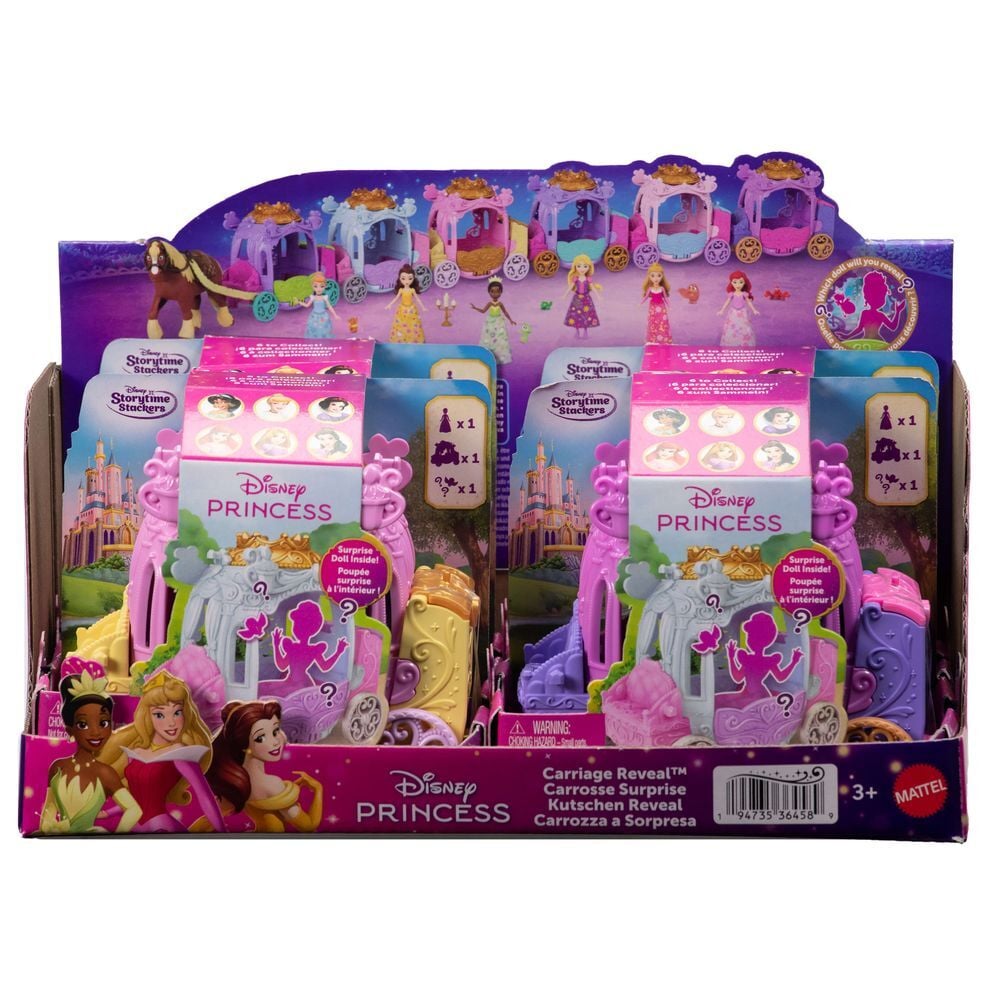 Mini carrozas sorpresa Disney Princesas de Mattel en surtido