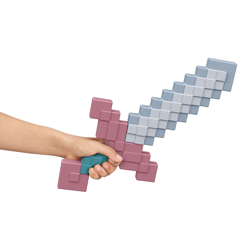 Espada de juguete Spicewood de Minecraft en rosa, turquesa y blanco - 5