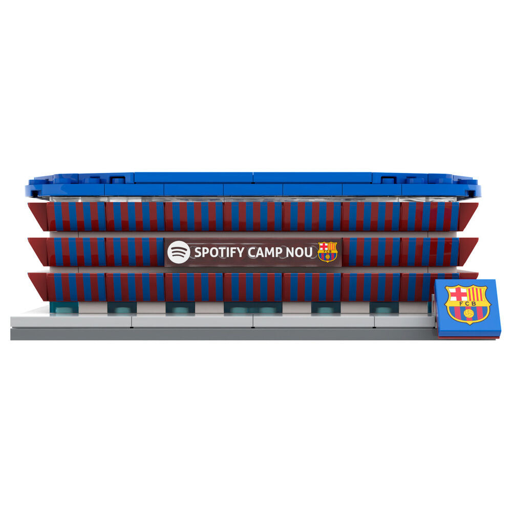 Maqueta de bloques del estadio del FC Barcelona en azul y granate - 4