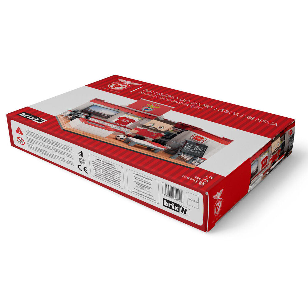 Set de bloques NEKO del vestuario del Benfica con figura de jugador - 7