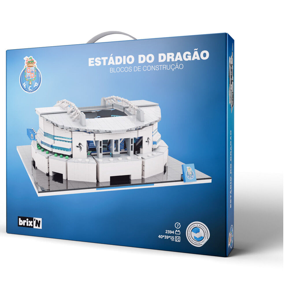 Estadio del Porto construido con bloques NEKO en blanco y azul - 8