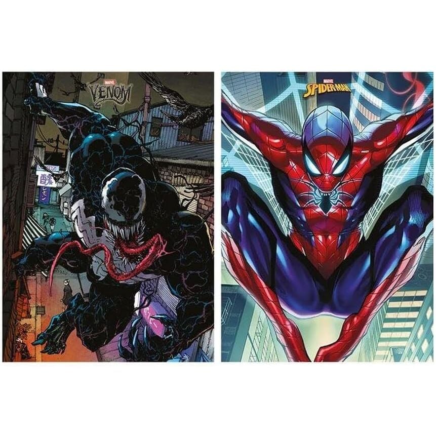 Set de 2 pósteres Marvel de Spider-Man y Venom - 2