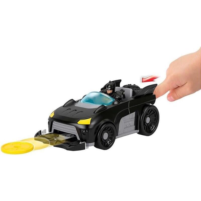Figura DC Super Friends con coche de juguete y discos lanzadores - 8