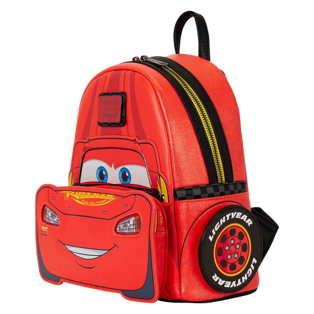 Mochila roja Loungefly de Rayo McQueen de Disney Pixar Cars - 4
