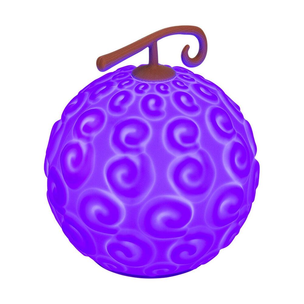 Lámpara squishy morada con forma de Fruta Gomu Gomu de One Piece - 5