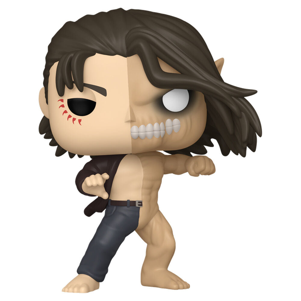 Figura Funko POP! Eren Jaeger como Attack Titan en caja - 2