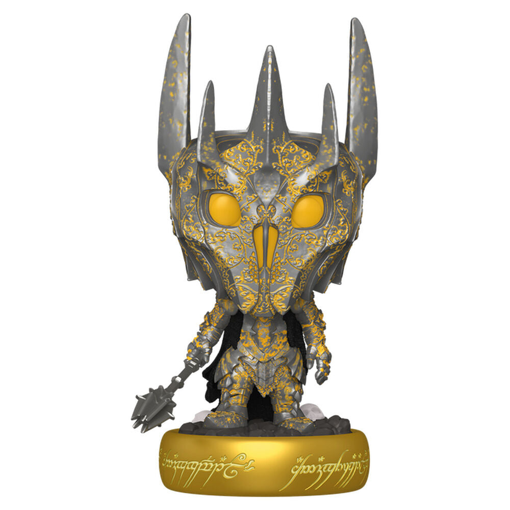 Figura Funko POP Glow de Sauron con armadura negra y detalles dorados - 2