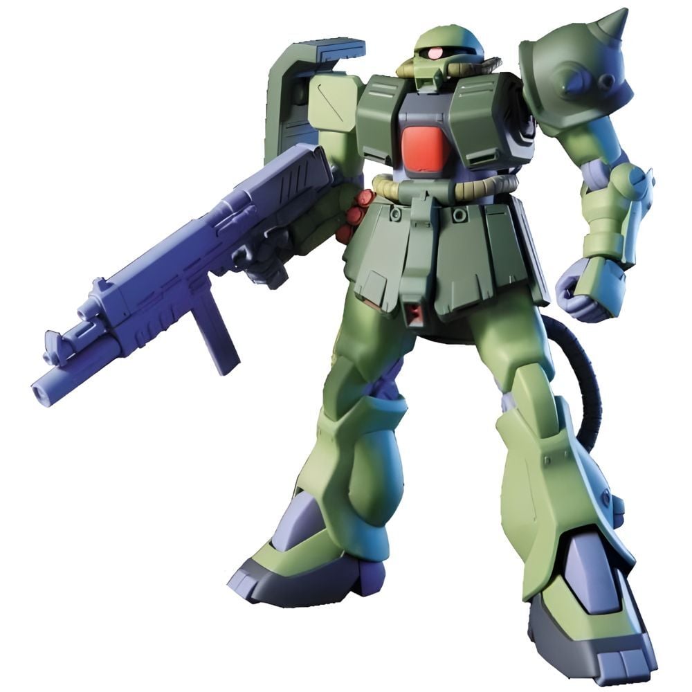 Maqueta HGUC 1/144 MS-06FZ Zaku II FZ en tonos verdes