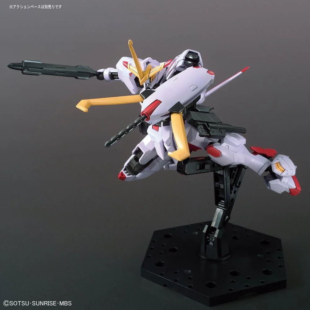 Maqueta HG 1/144 Gundam Hajiroboshi blanca con detalles rojos y dorados - 5