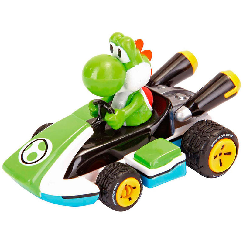 Set de 3 coches Pull Speed Mario Kart 8 de Mario, Luigi y Yoshi - 4