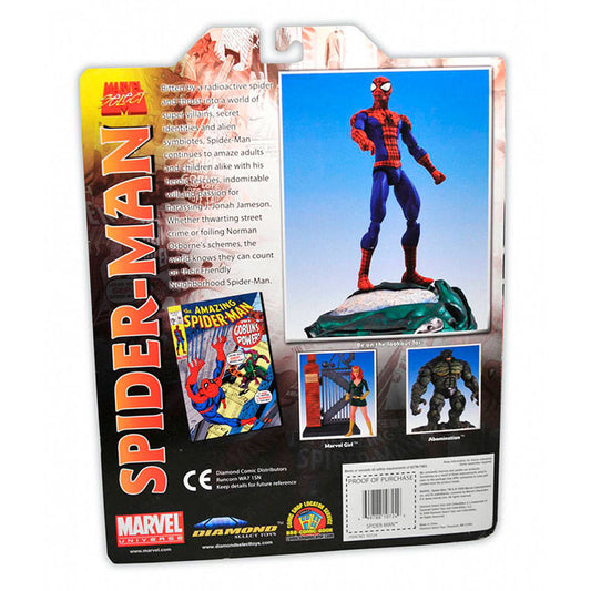 Figura de Spider-Man Marvel de 18 cm sobre base de vehículo verde - 3