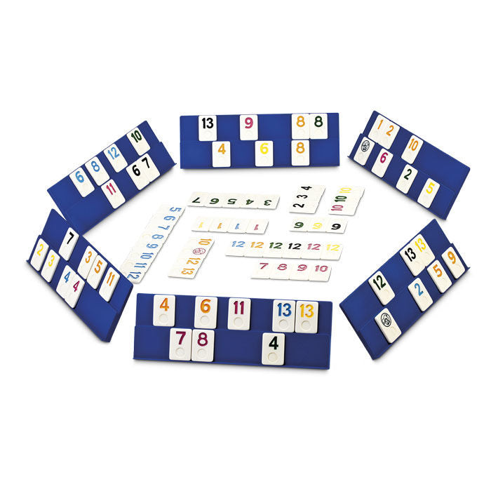 Caja del juego Rummi Classic Plus CAYRO con fichas grandes y 6 atriles - 5
