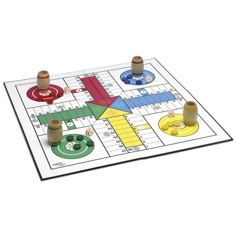 Caja del juego Parchís XXL CAYRO con tablero y fichas grandes - 3