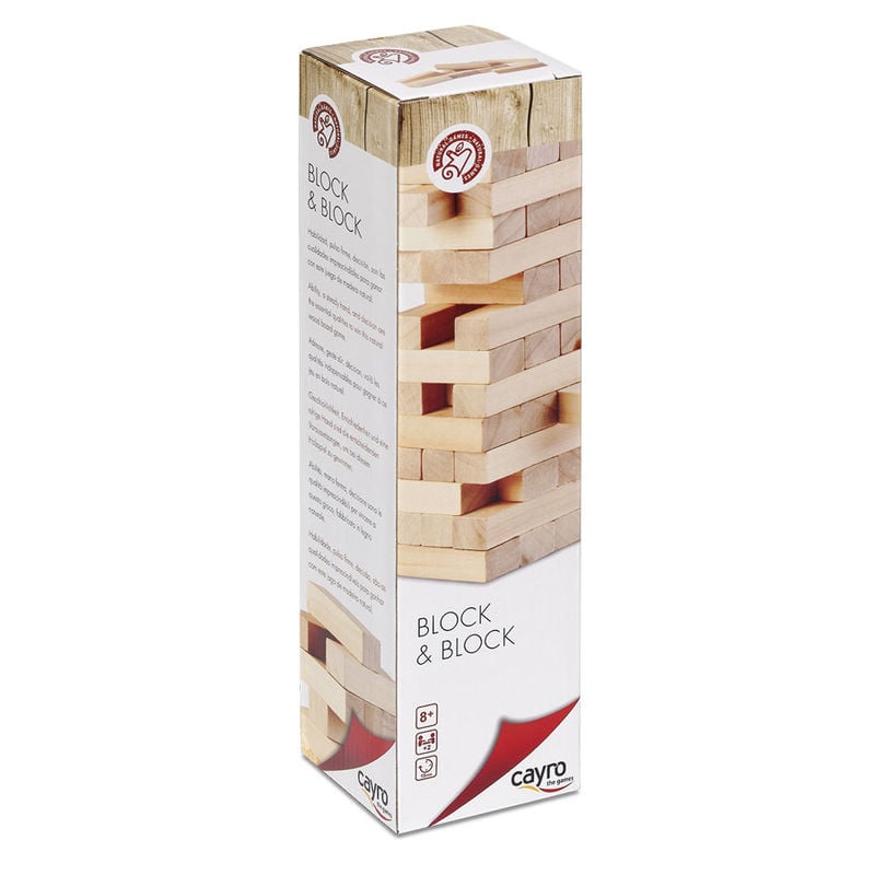 Torre de bloques de madera CAYRO Block Block Classic - 3
