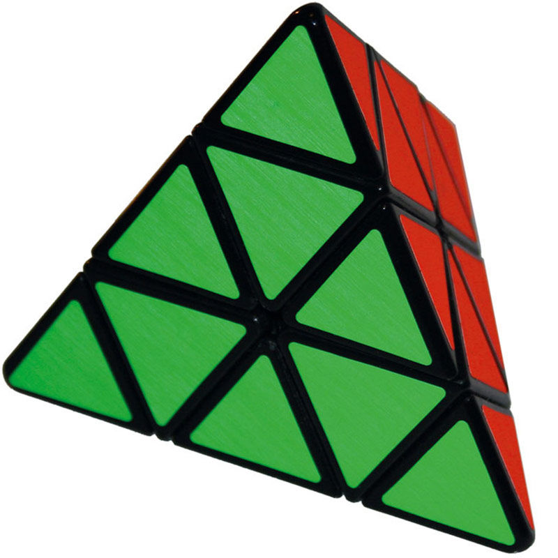 Pyraminx piramidal de colores Recent Toys en su caja - 5