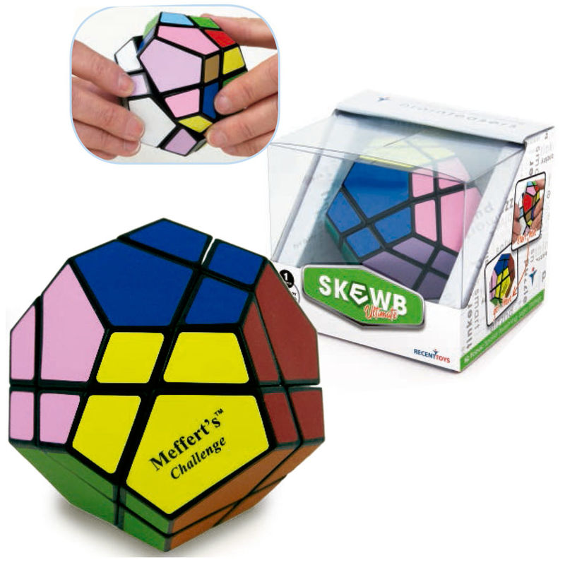 Rompecabezas Skewb Ultimate de colores de Recent Toys