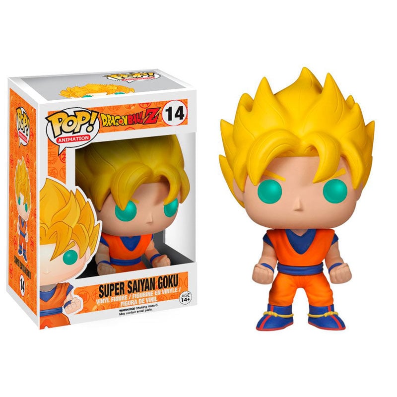 Figura Funko POP! de Super Saiyan Goku de Dragon Ball Z en caja