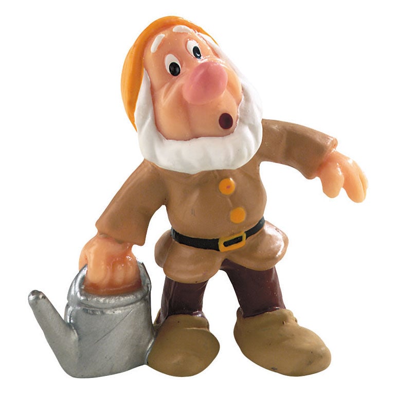 Figura BULLYLAND de un enanito de Blancanieves con regadera