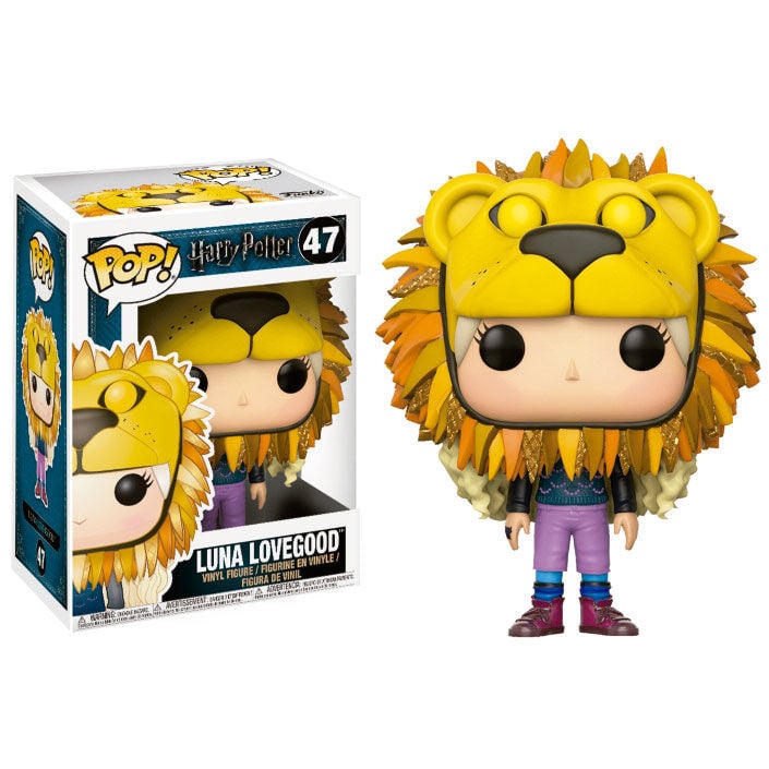Figura Funko POP! de Luna Lovegood con cabeza de león