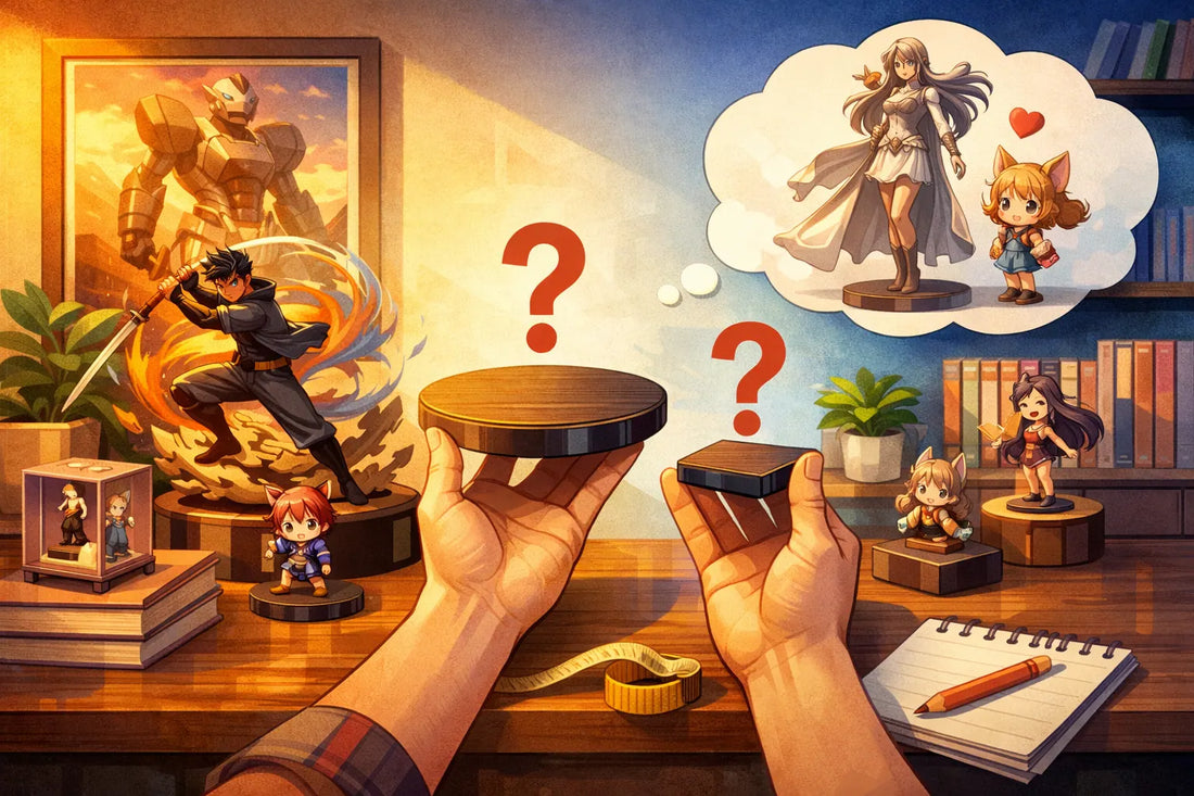 Ilustración editorial sobre ¿Cómo elegir una figura de anime para regalar según el personaje y el espacio disponible?
