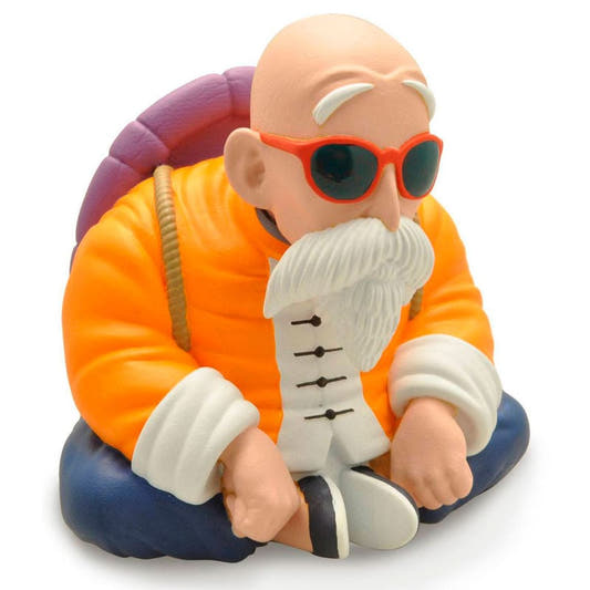 Figura hucha Chibi de Master Roshi de Dragon Ball sentado
