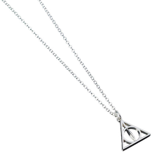 Colgante de plata Harry Potter con símbolo de las Reliquias de la Muerte - 3
