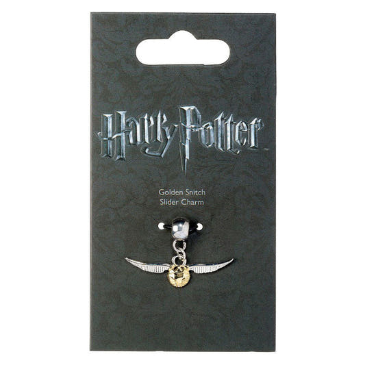 Charm Golden Snitch de Harry Potter con cuerpo dorado y alas plateadas - 2