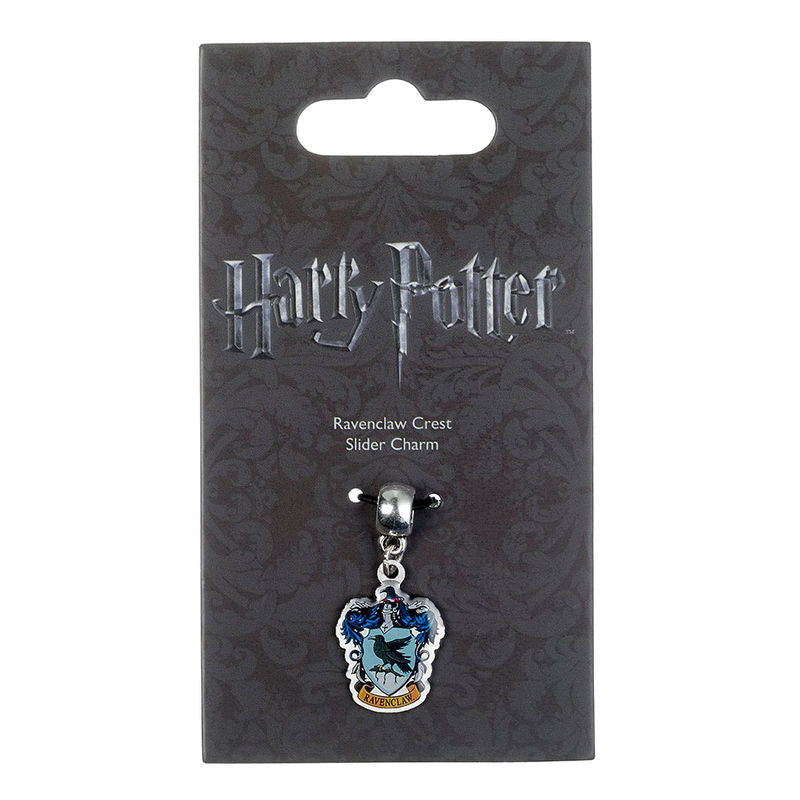 Charm colgante con escudo azul de Ravenclaw y cuervo - 2