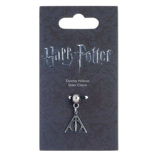 Colgante charm plateado con el símbolo Deathly Hallows de Harry Potter - 2