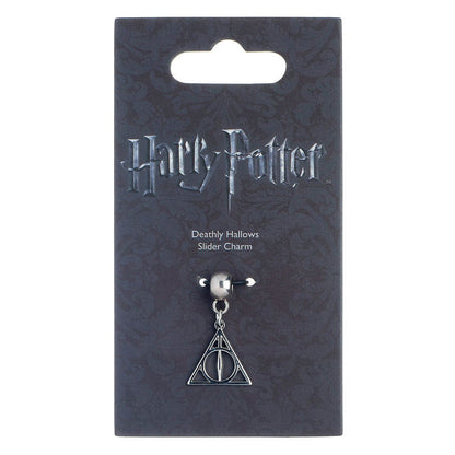Colgante charm plateado con el símbolo Deathly Hallows de Harry Potter - 2